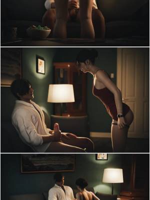 Her Dress: Claire Redfield x Leon S. Kennedy Hentai pt-br 04