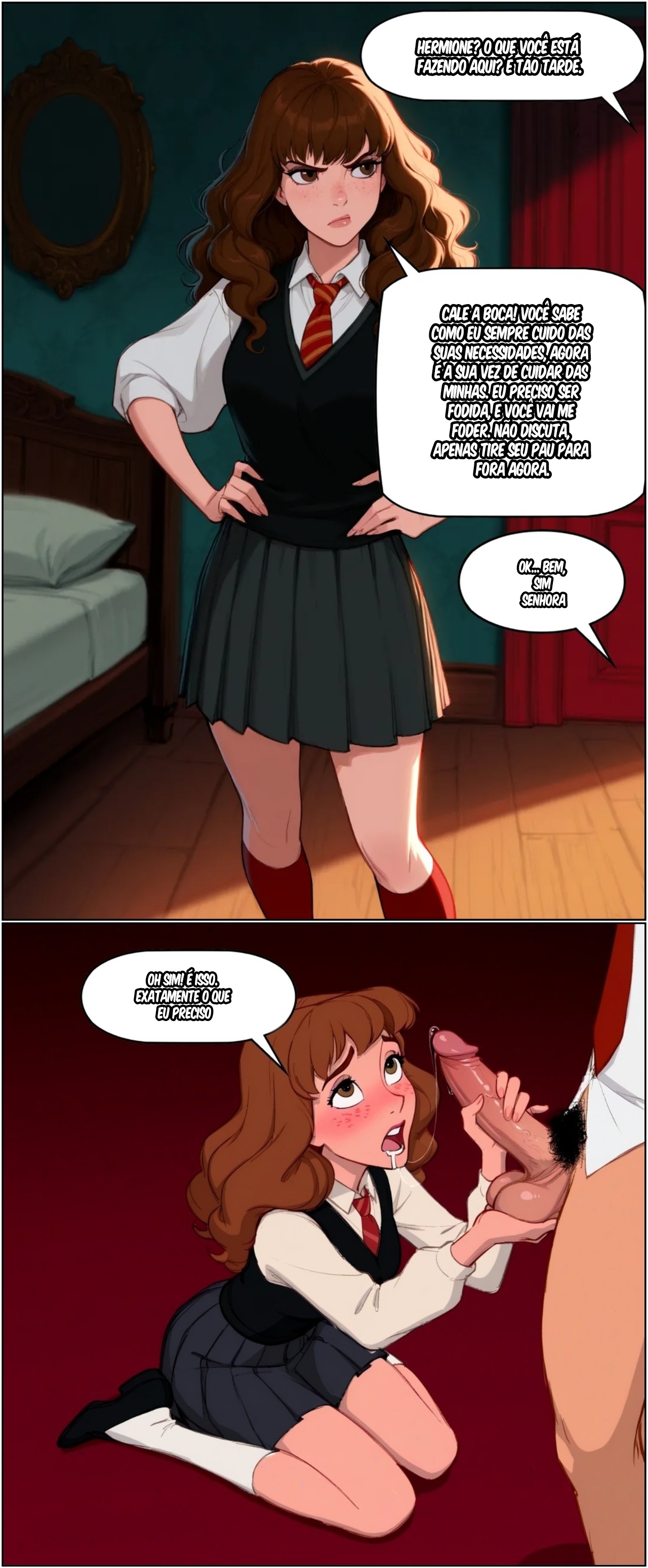 Hermione Calls In a Favor Hentai pt-br 03
