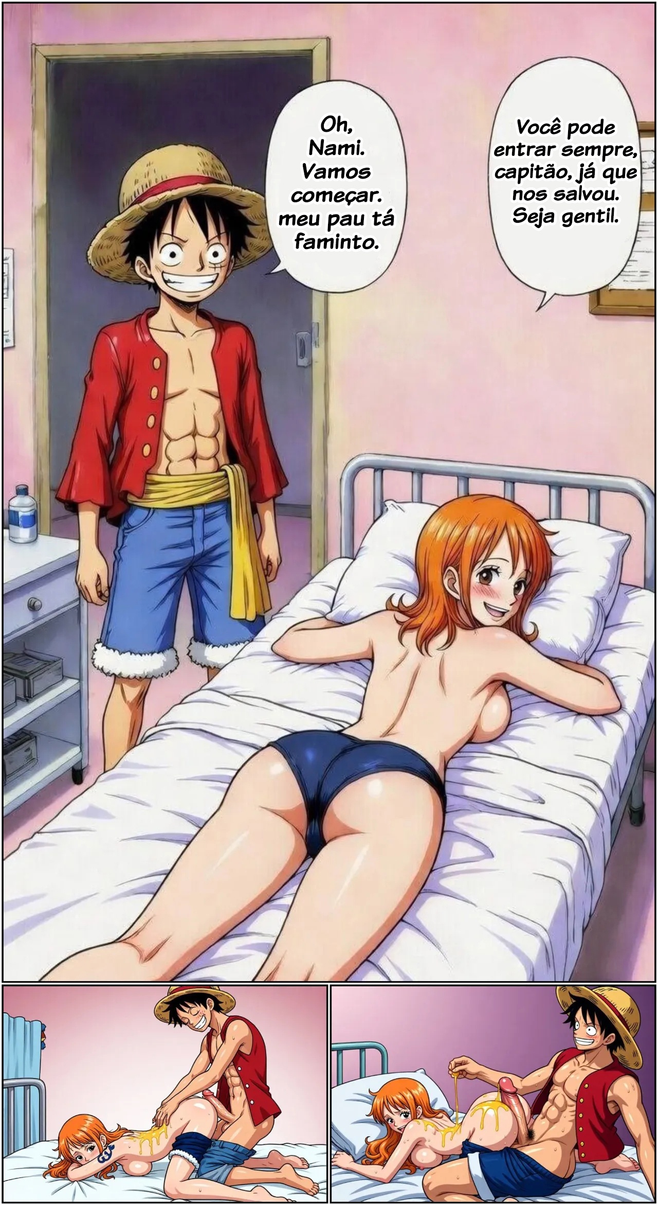 Luffy Become a Heram King Part 3 Hentai pt-br 02