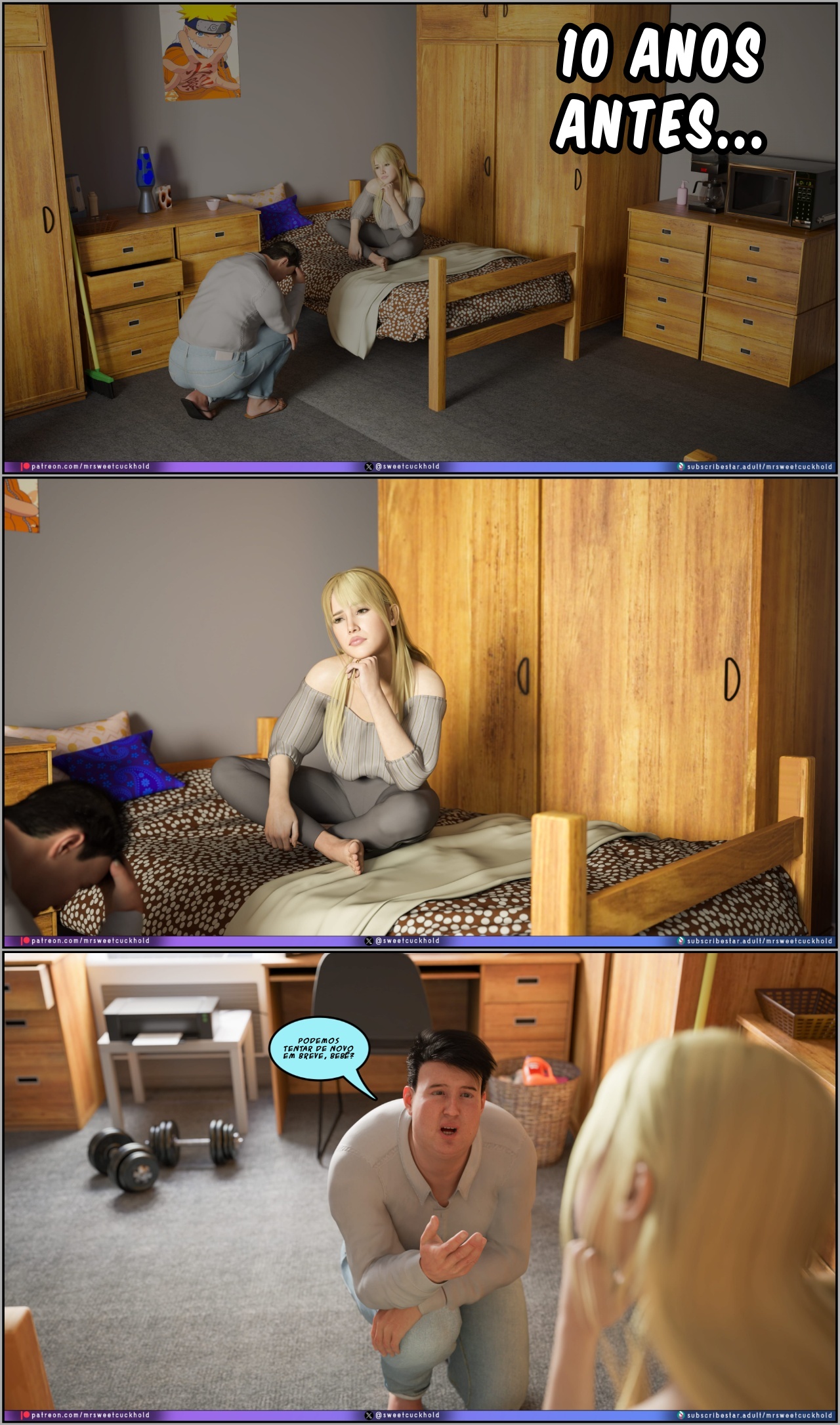 Much Bigger Than My Boyfriend Part 10: College Days Hentai pt-br 06