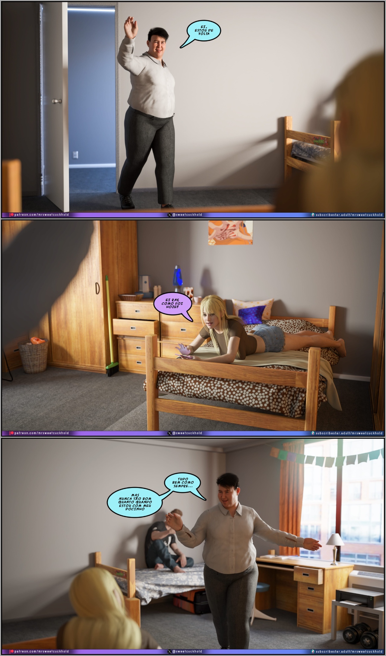 Much Bigger Than My Boyfriend Part 10: College Days Hentai pt-br 15