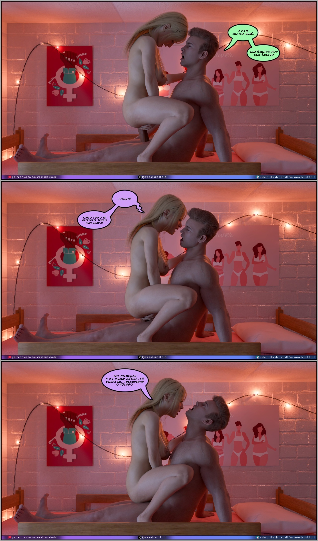 Much Bigger Than My Boyfriend Part 10: College Days Hentai pt-br 38