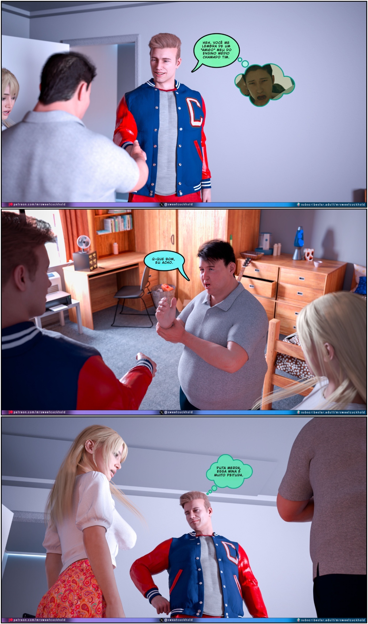 Much Bigger Than My Boyfriend Part 7: College Days Hentai pt-br 16