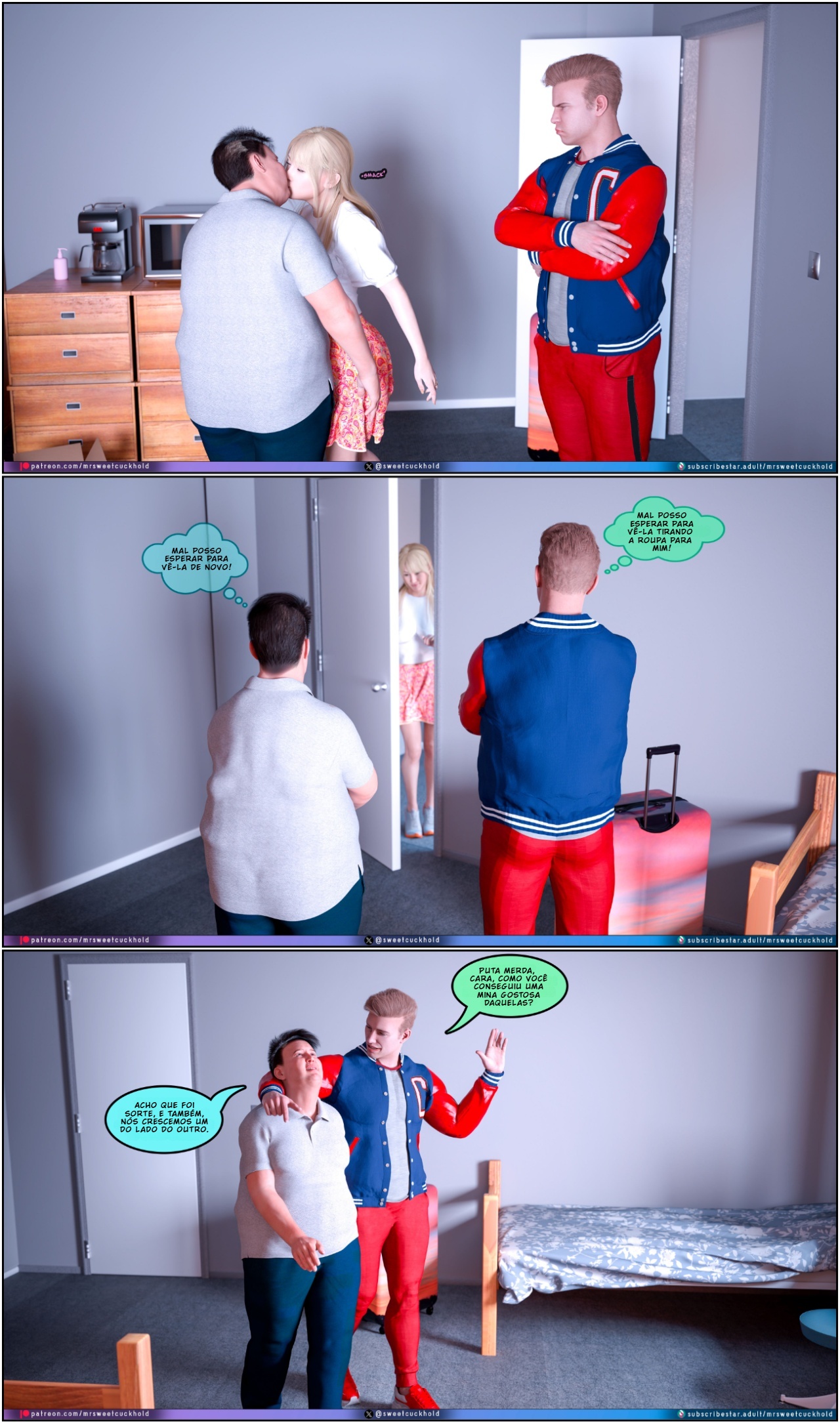 Much Bigger Than My Boyfriend Part 7: College Days Hentai pt-br 18