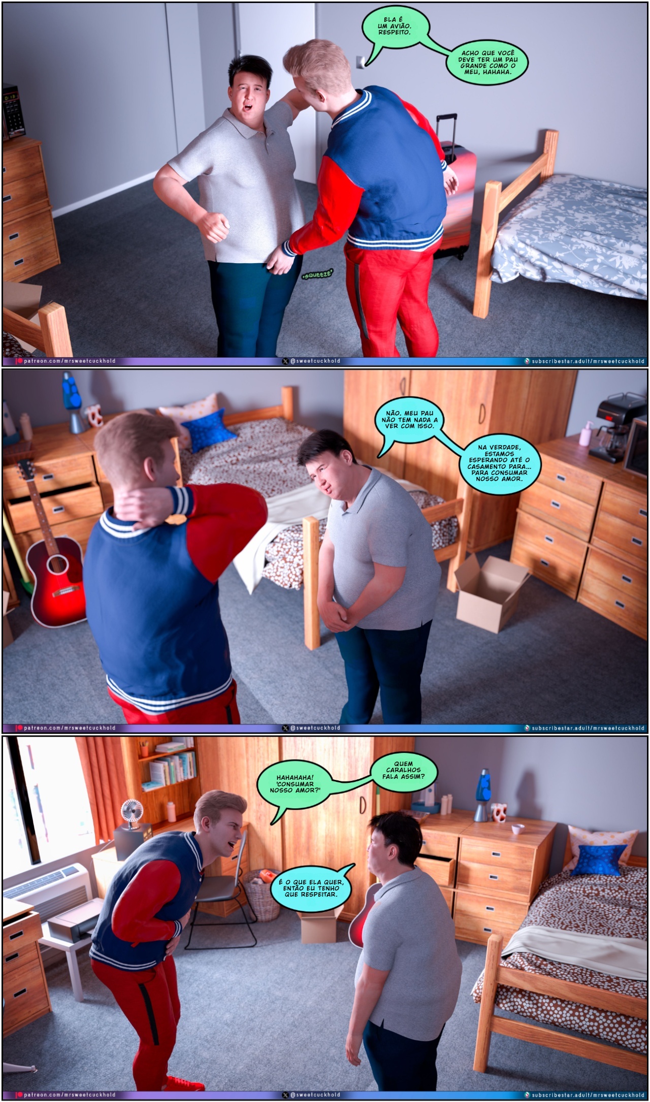 Much Bigger Than My Boyfriend Part 7: College Days Hentai pt-br 19