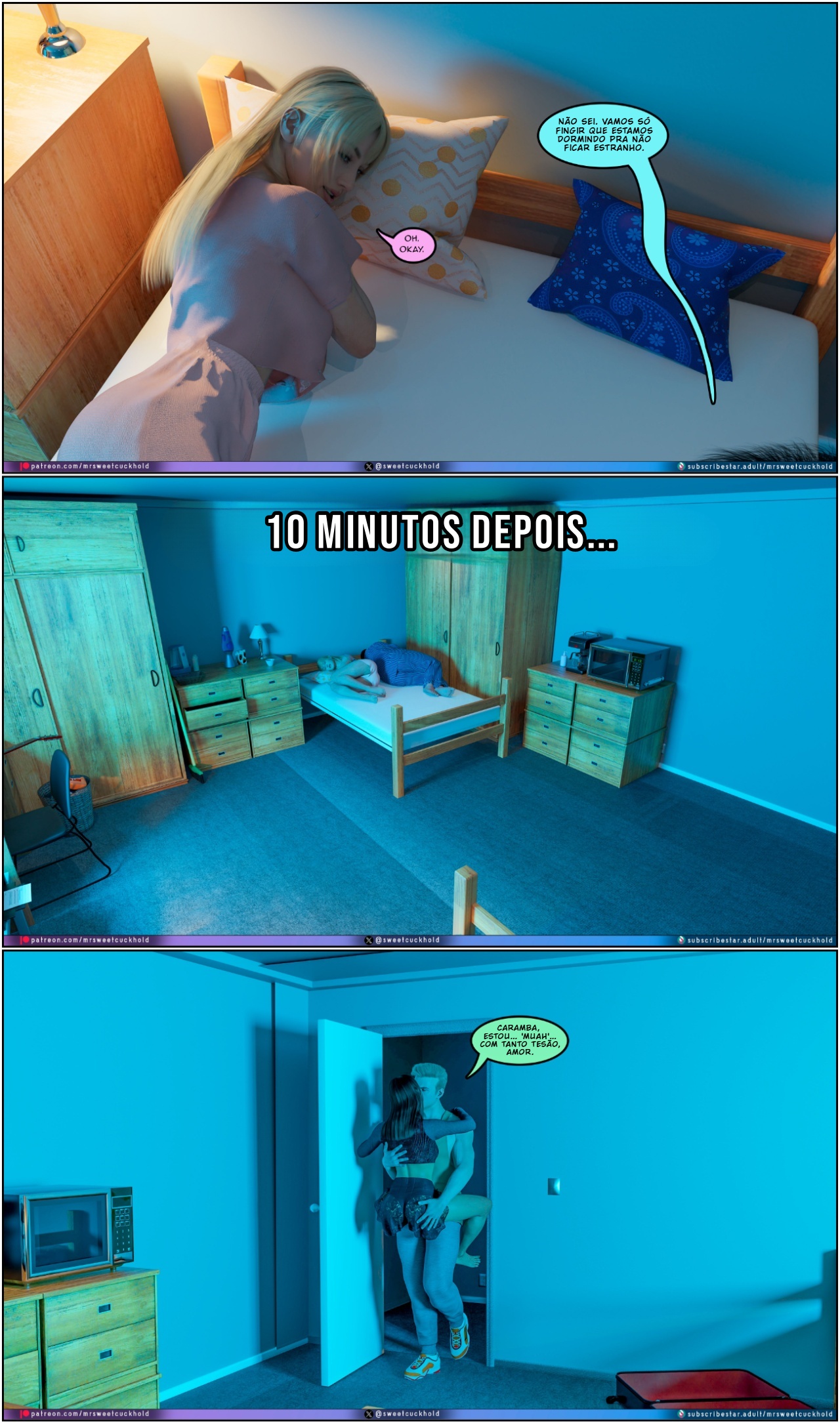 Much Bigger Than My Boyfriend Part 7: College Days Hentai pt-br 25