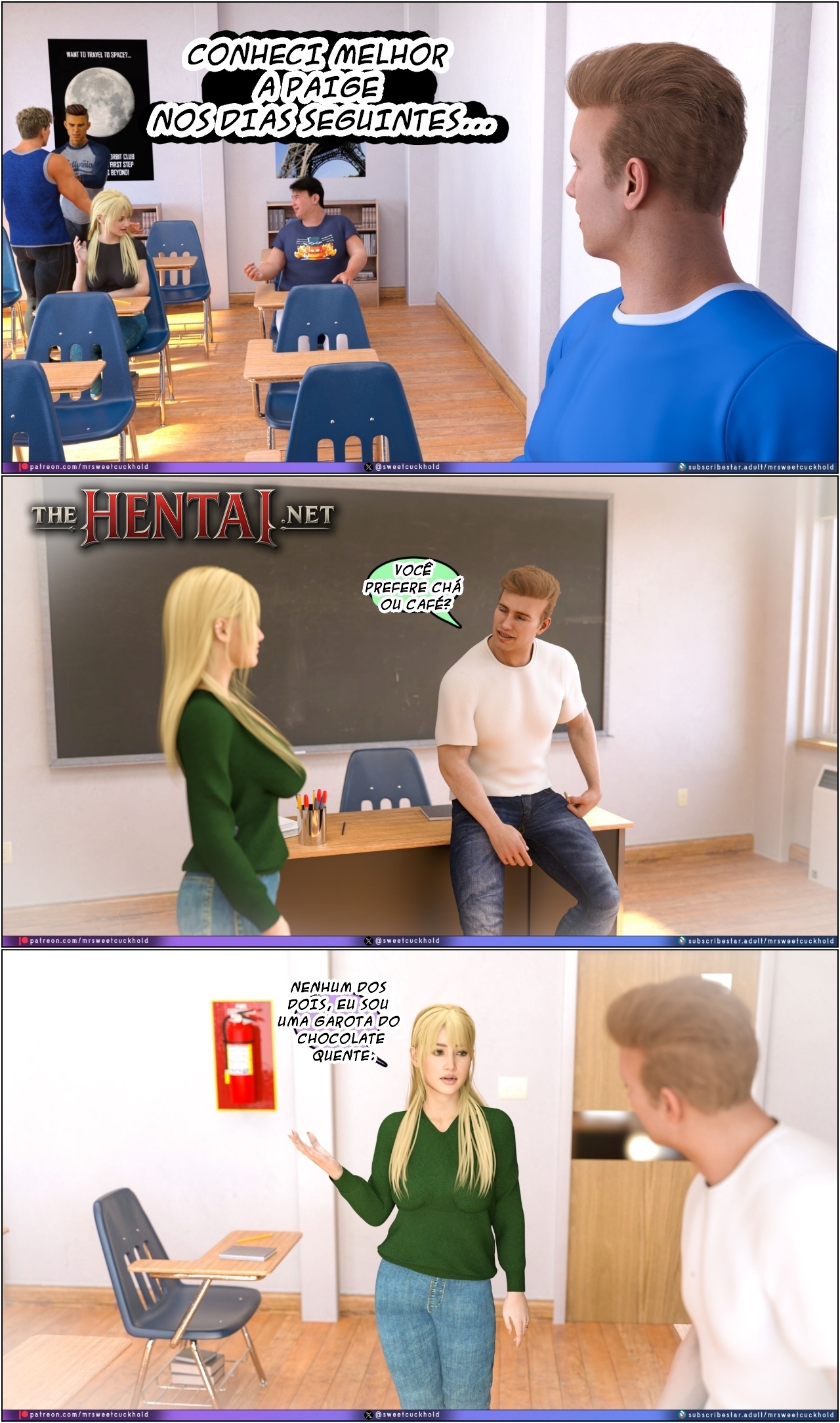 Much Bigger Than My Boyfriend Part 8: College Days Hentai pt-br 06