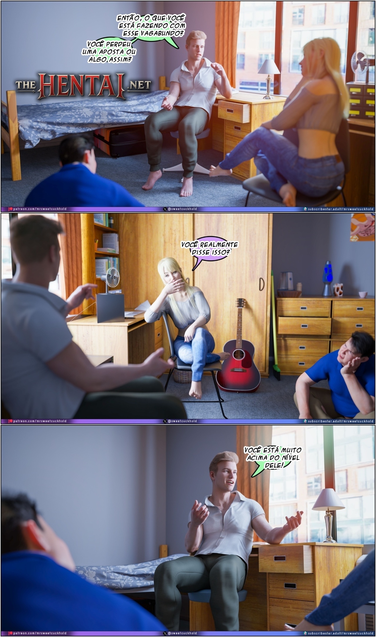 Much Bigger Than My Boyfriend Part 8: College Days Hentai pt-br 09