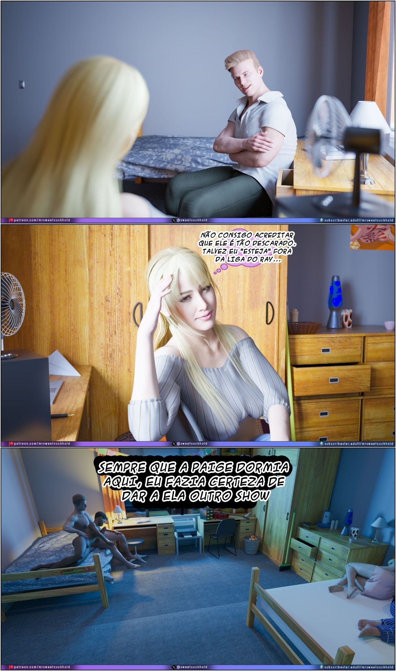 Much Bigger Than My Boyfriend Part 8: College Days Hentai pt-br 11