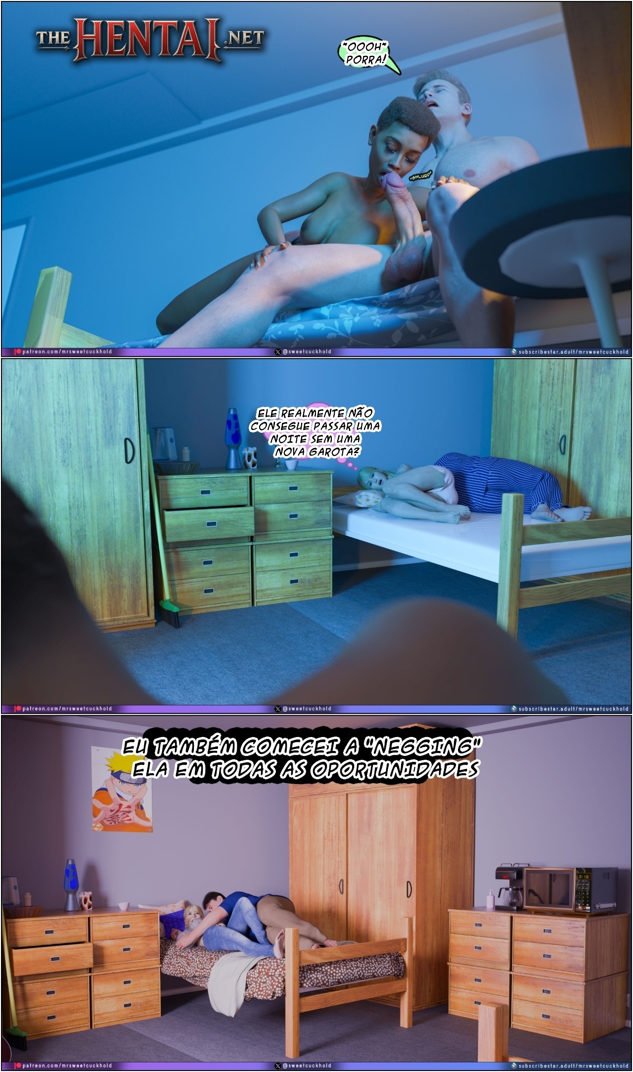 Much Bigger Than My Boyfriend Part 8: College Days Hentai pt-br 12