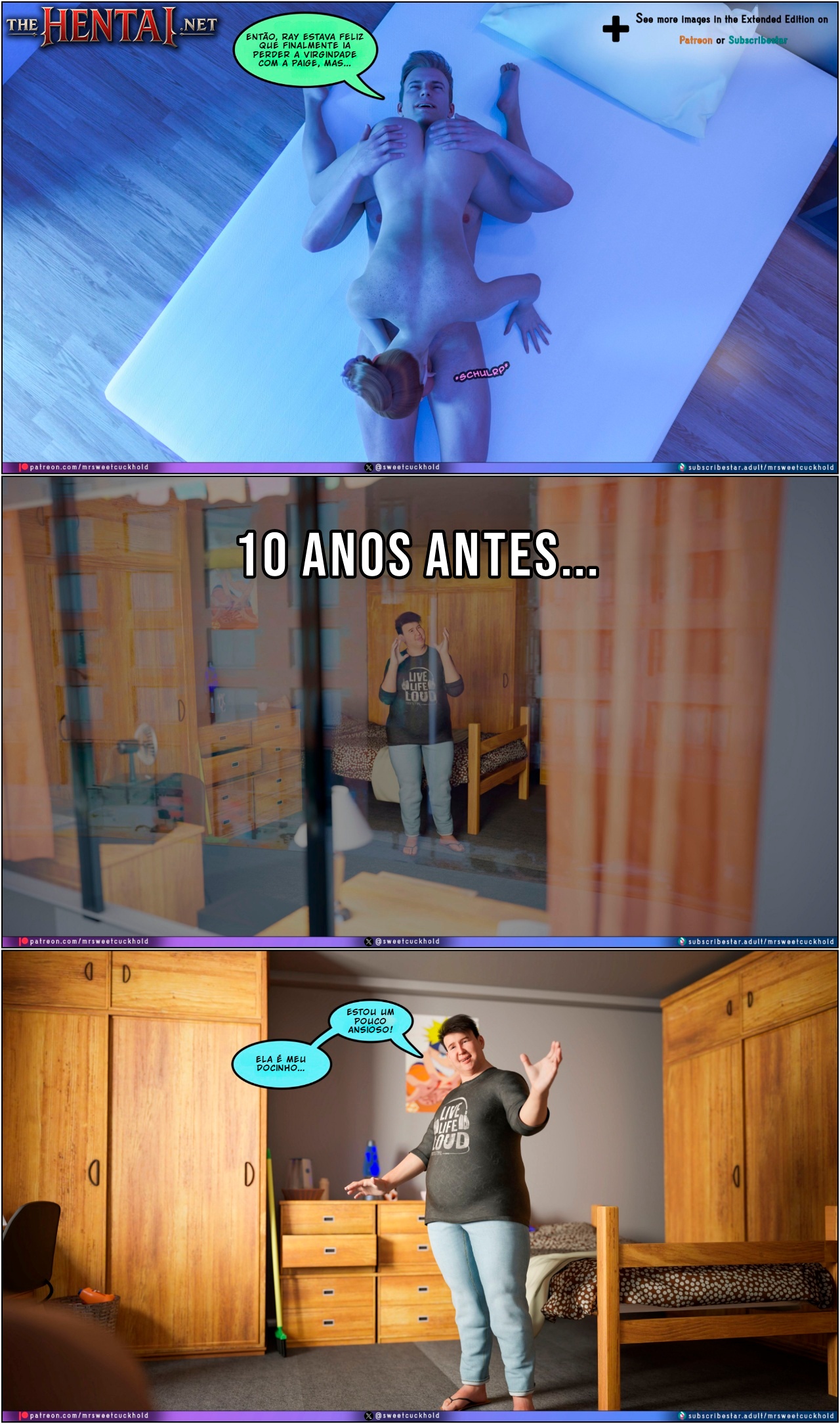 Much Bigger Than My Boyfriend Part 9: College Days Hentai pt-br 04