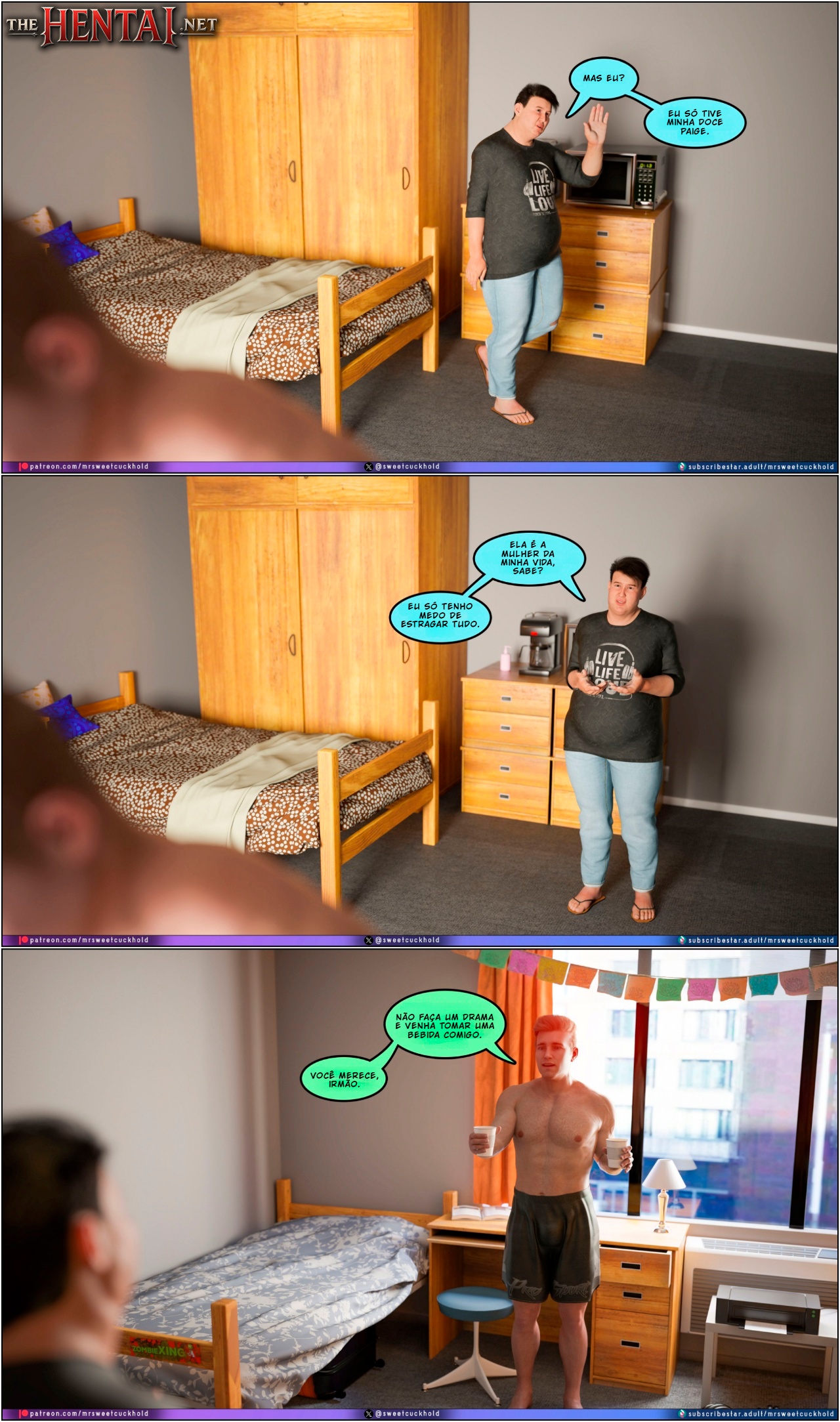 Much Bigger Than My Boyfriend Part 9: College Days Hentai pt-br 07