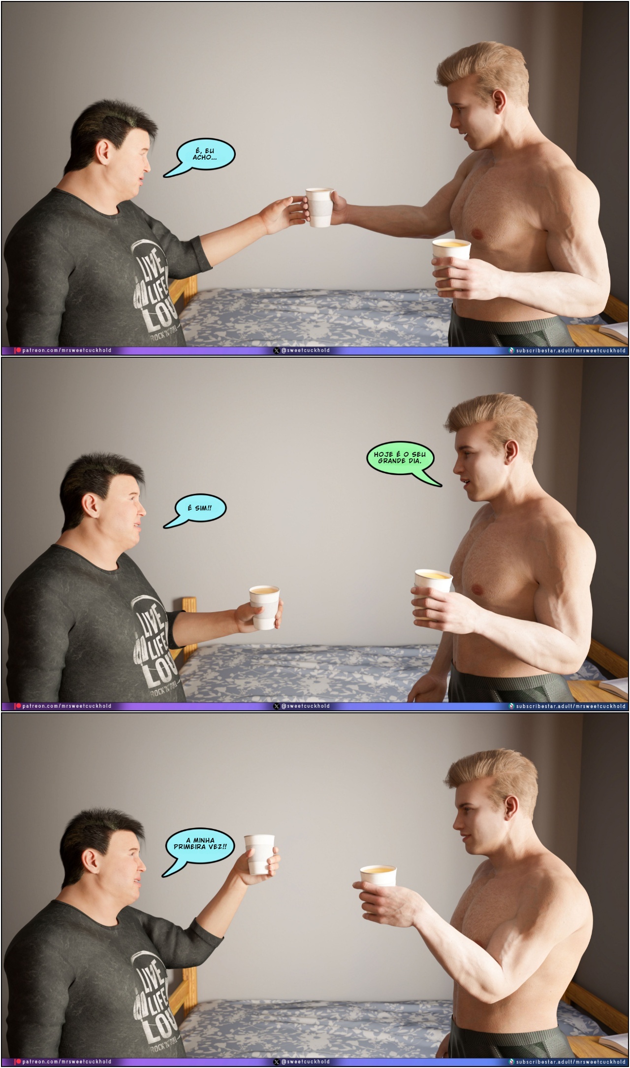 Much Bigger Than My Boyfriend Part 9: College Days Hentai pt-br 08