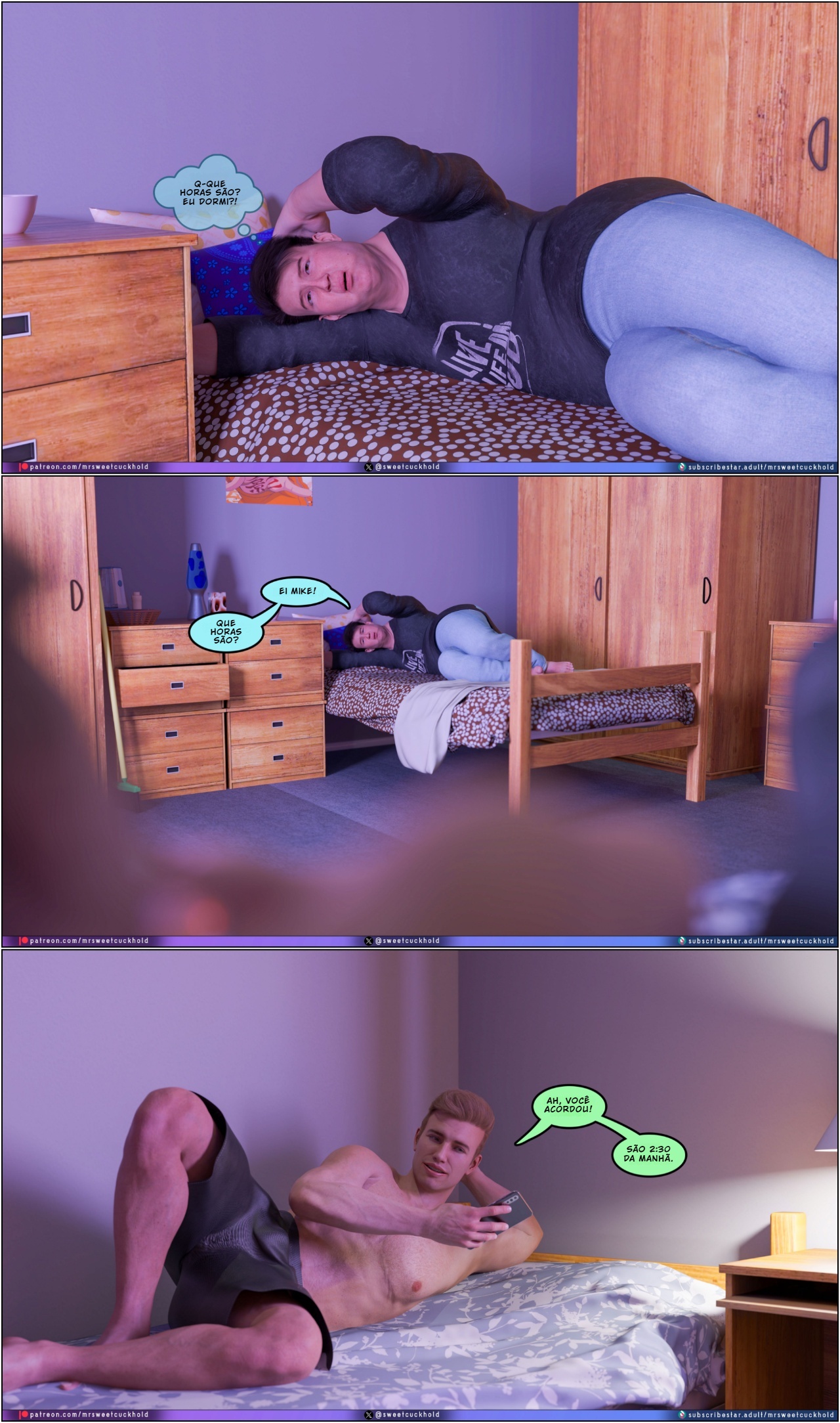 Much Bigger Than My Boyfriend Part 9: College Days Hentai pt-br 48