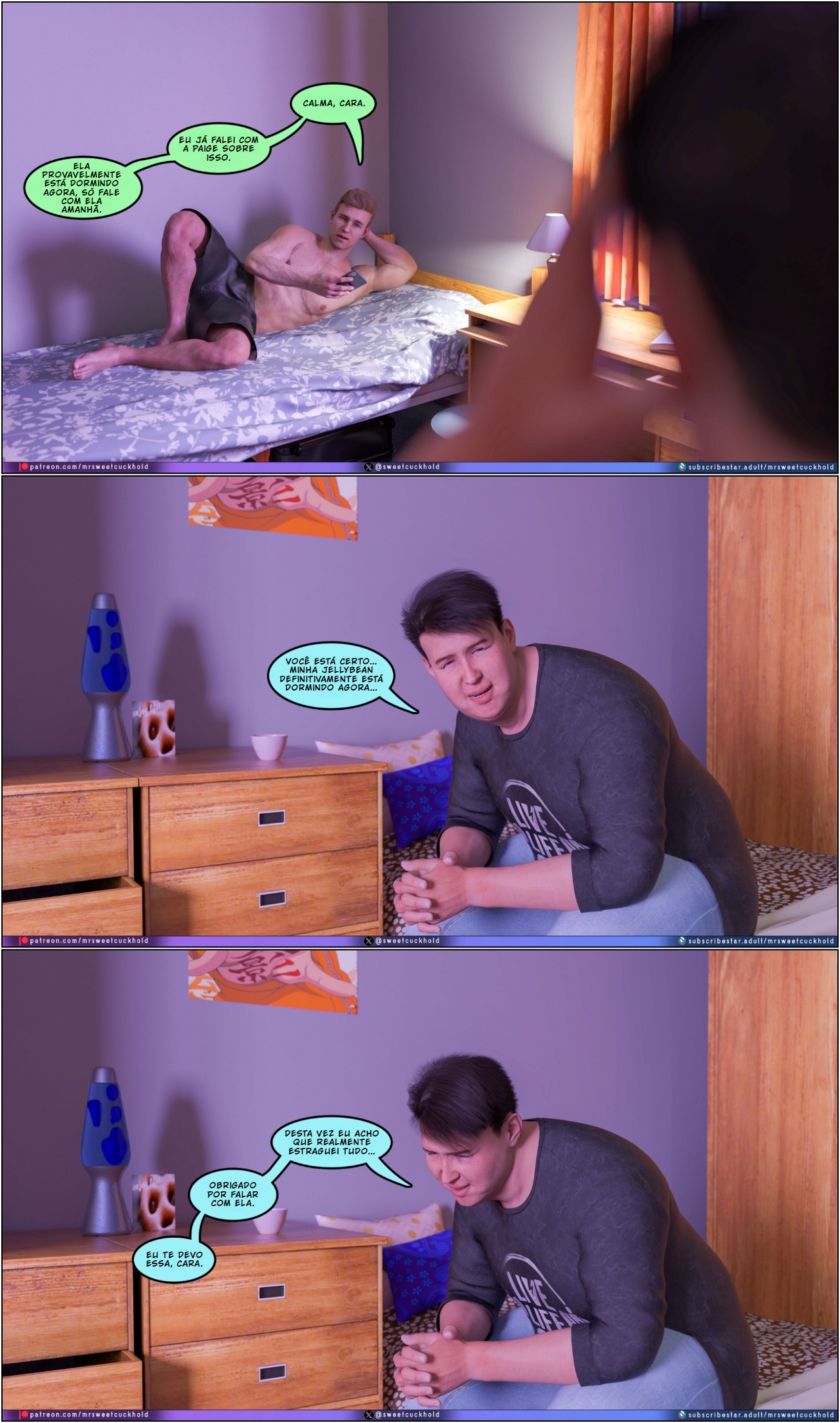 Much Bigger Than My Boyfriend Part 9: College Days Hentai pt-br 50