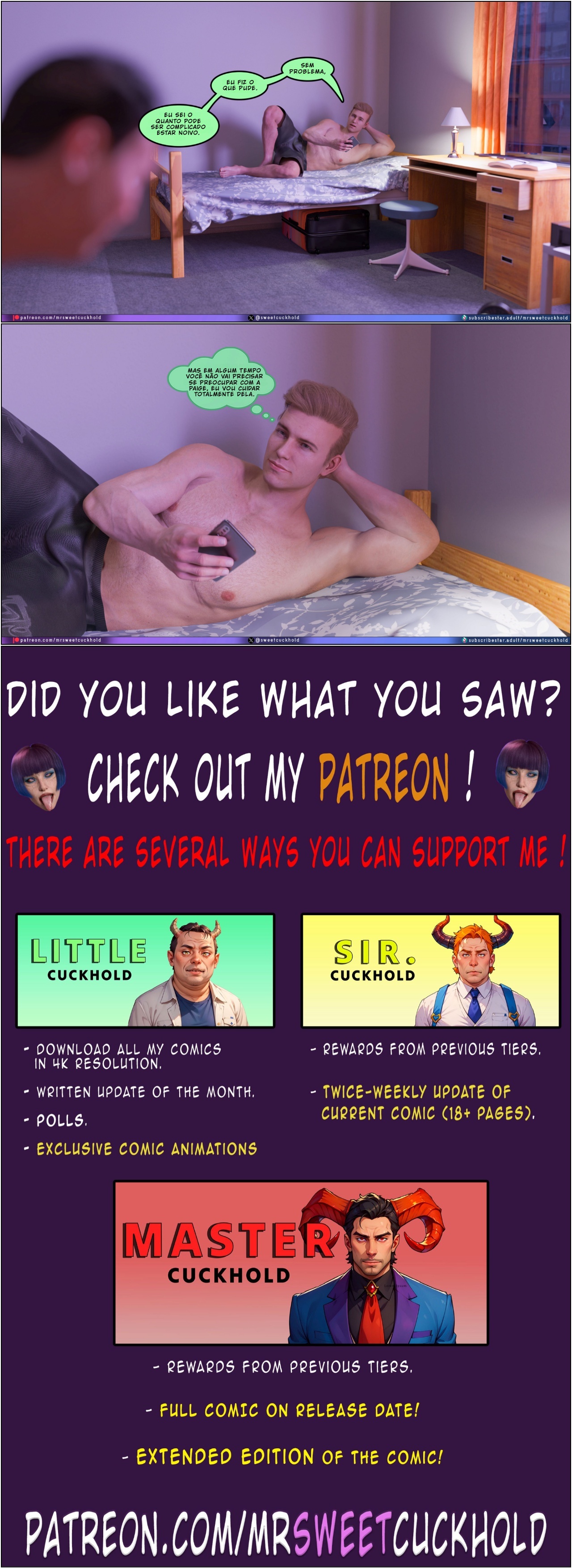 Much Bigger Than My Boyfriend Part 9: College Days Hentai pt-br 51