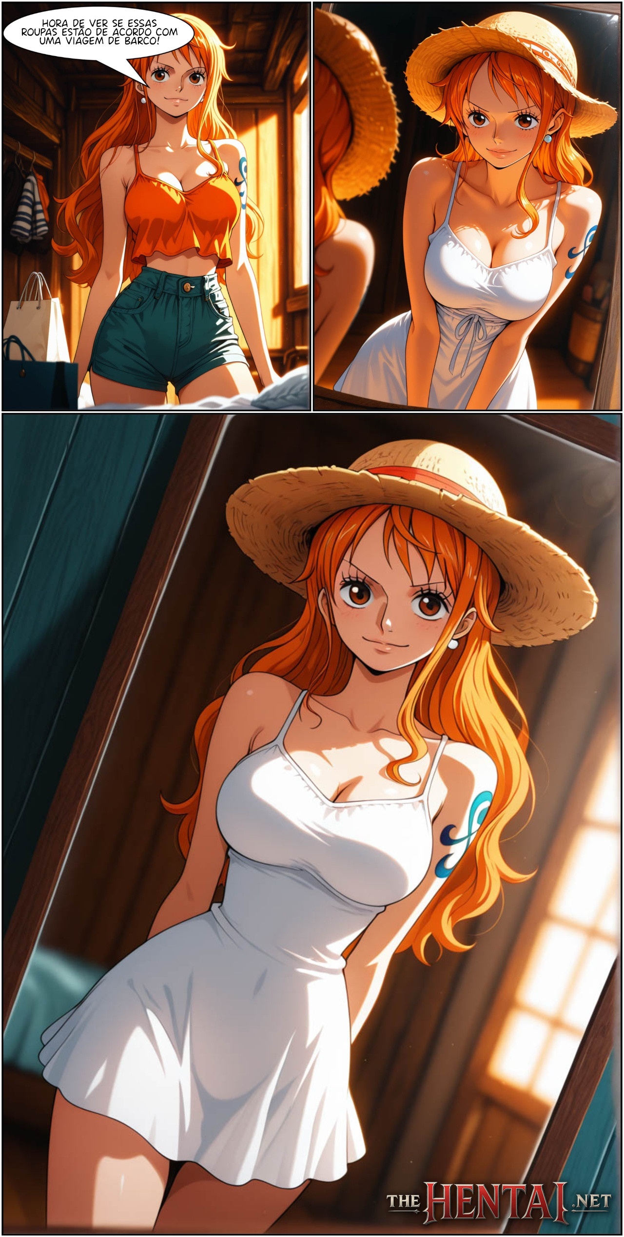 Nami Sunday Shopping Hentai pt-br 03
