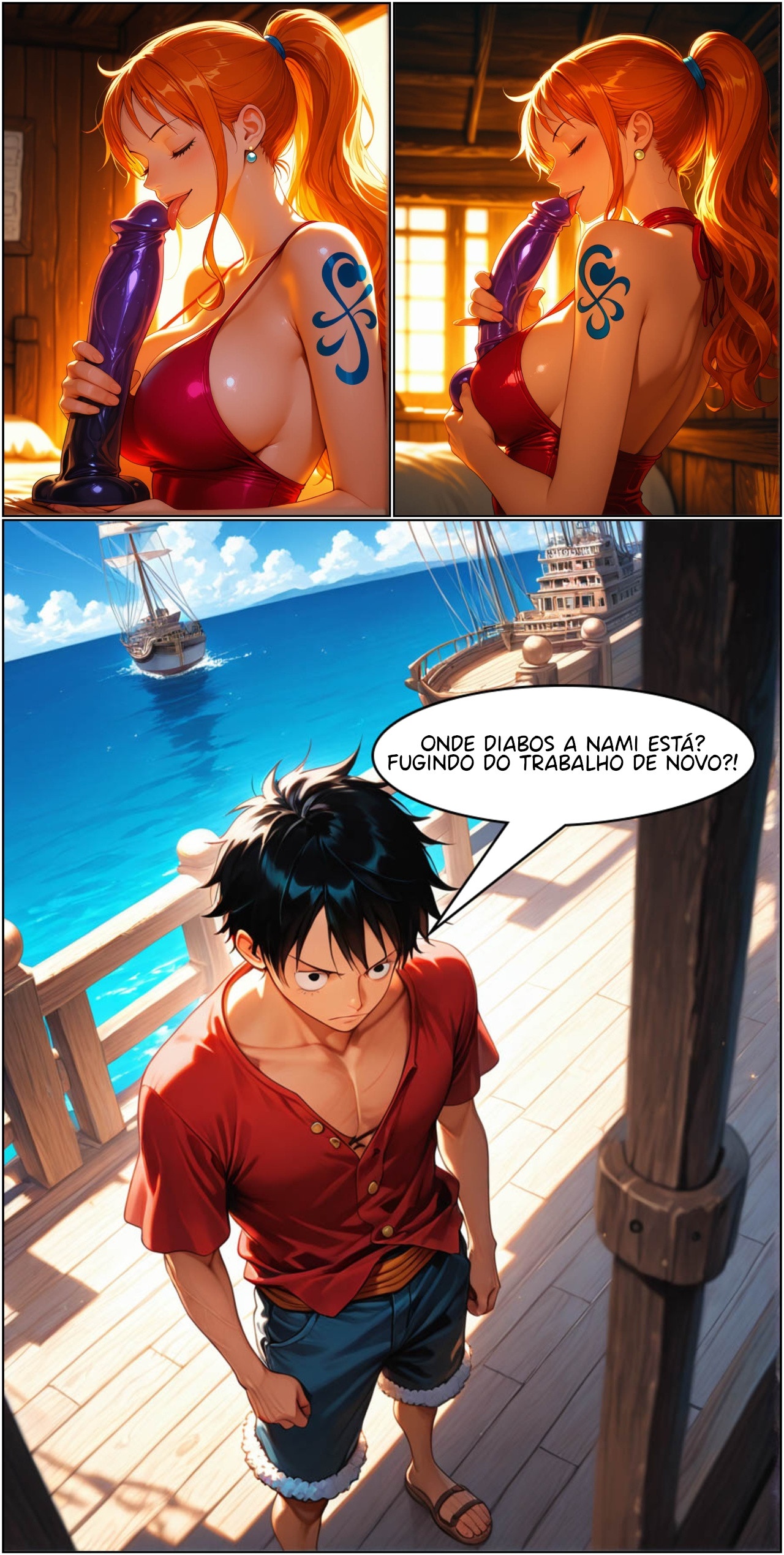 Nami Sunday Shopping Hentai pt-br 10