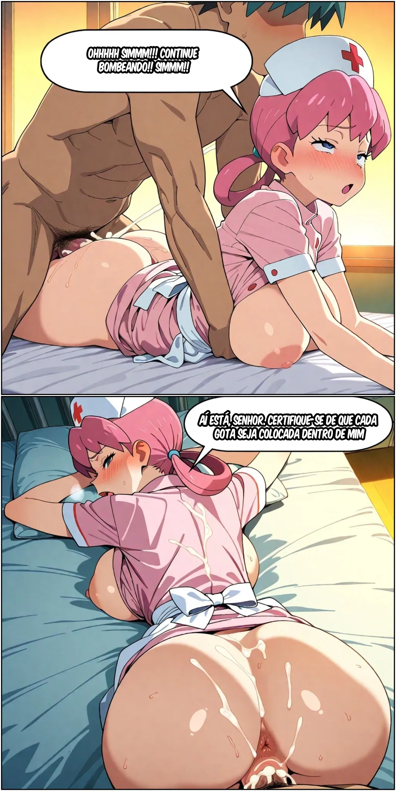 Nurse Joy Cures Your Blue Balls Hentai pt-br 16