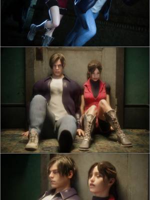 Safe Room Is a Love Room: Claire Redfield Hentai pt-br 02