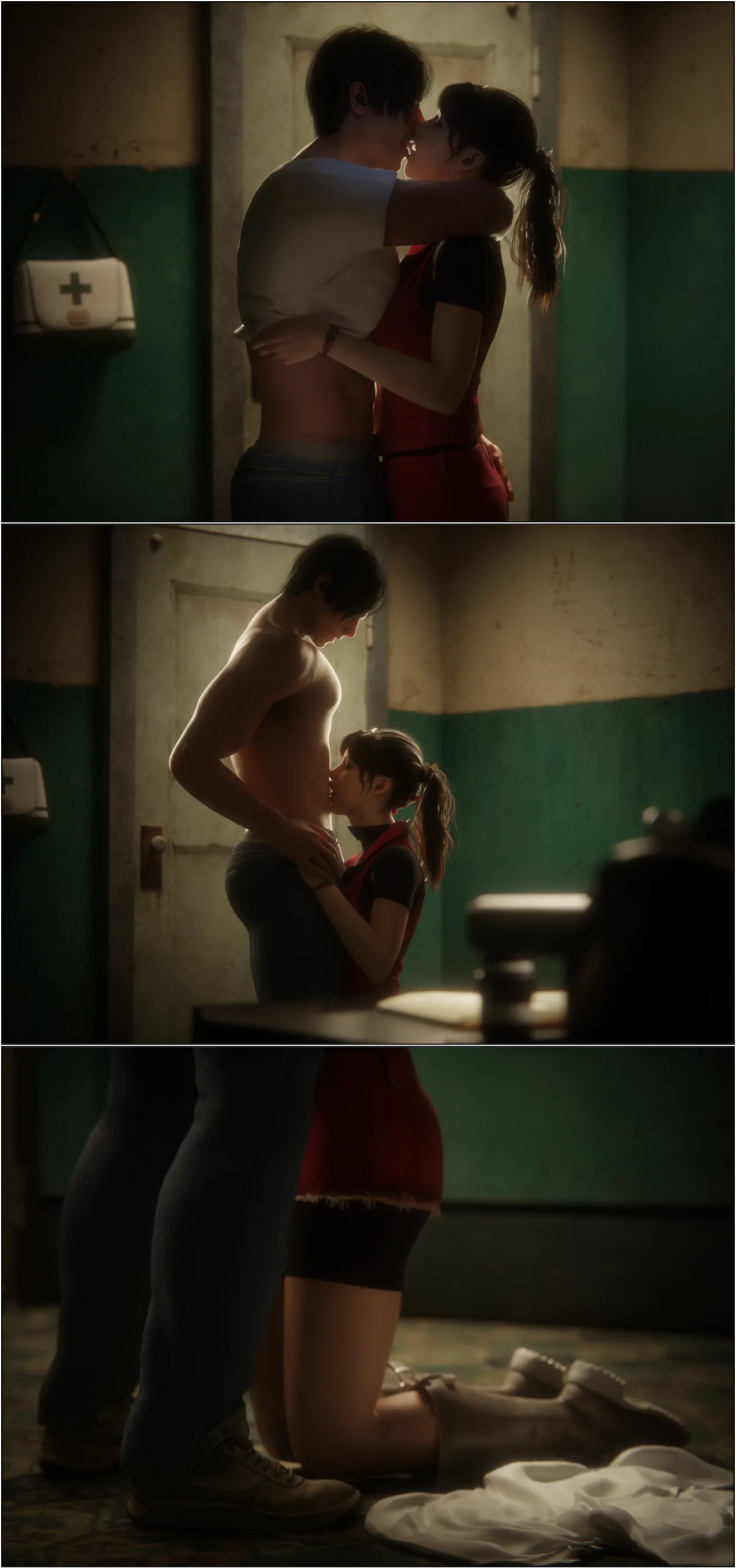 Safe Room Is a Love Room: Claire Redfield Hentai pt-br 06