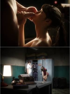 Safe Room Is a Love Room: Claire Redfield Hentai pt-br 29