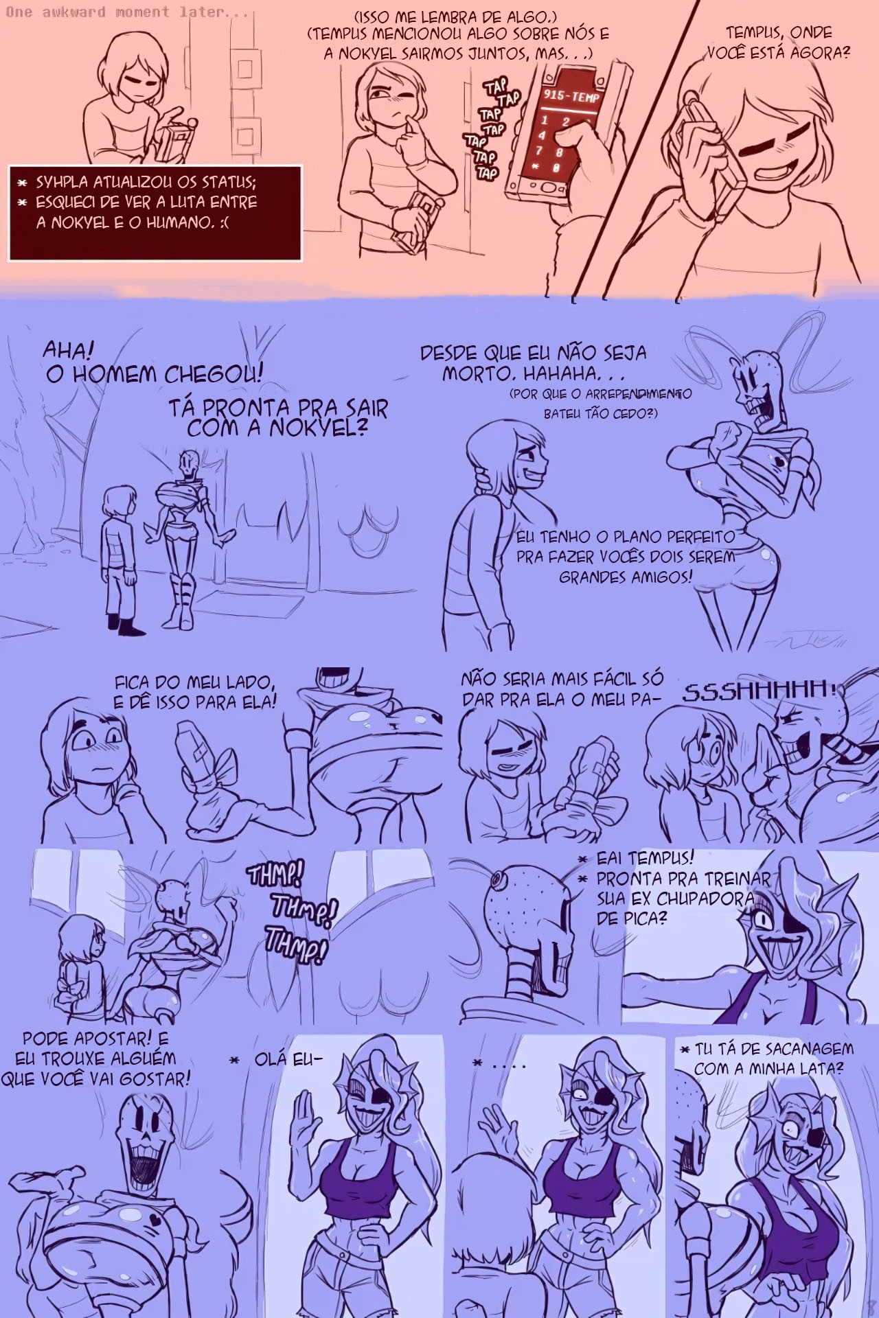 Under(her)tail: Monster-Girl Edition Part 4 Hentai pt-br 09