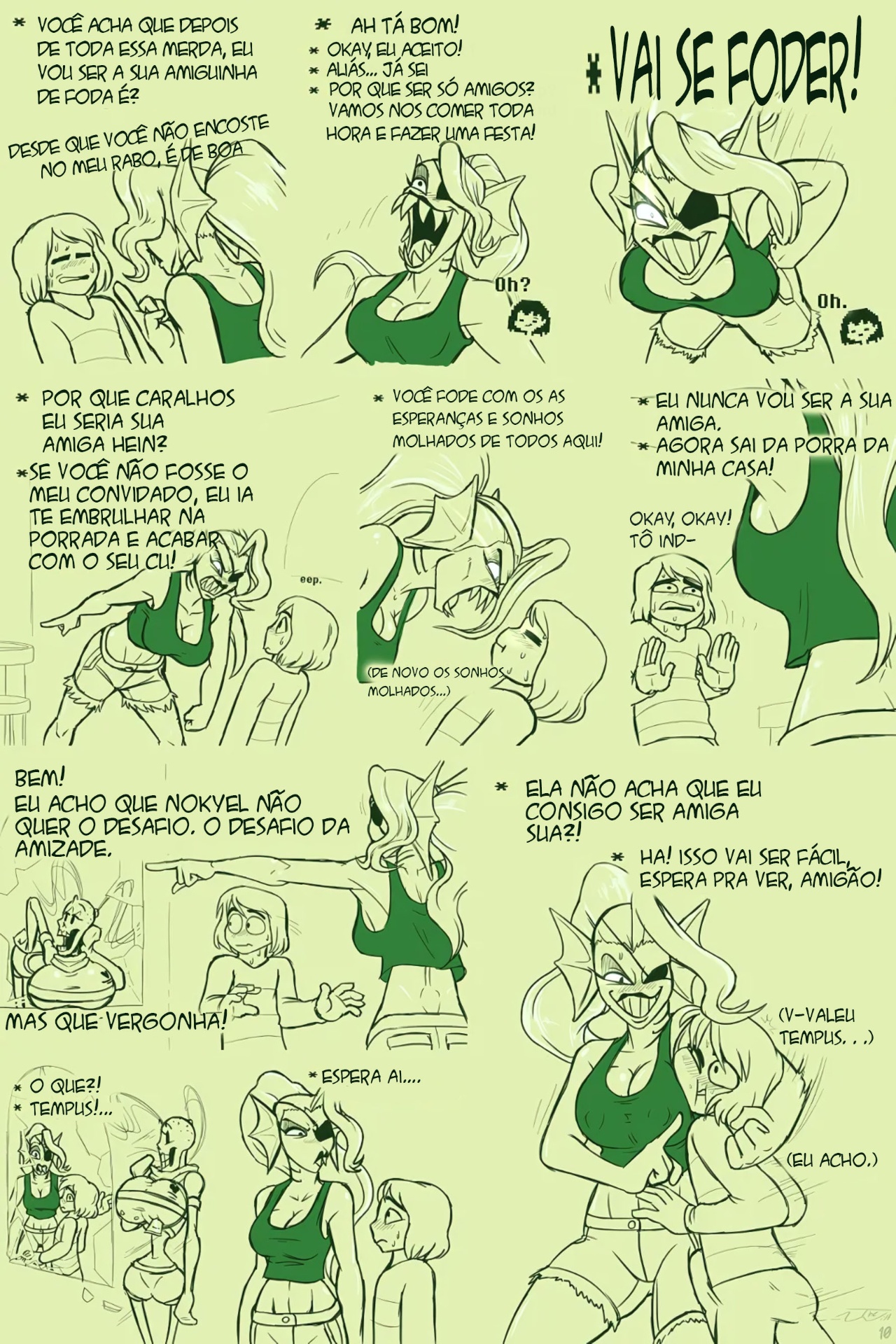 Under(her)tail: Monster-Girl Edition Part 4 Hentai pt-br 11