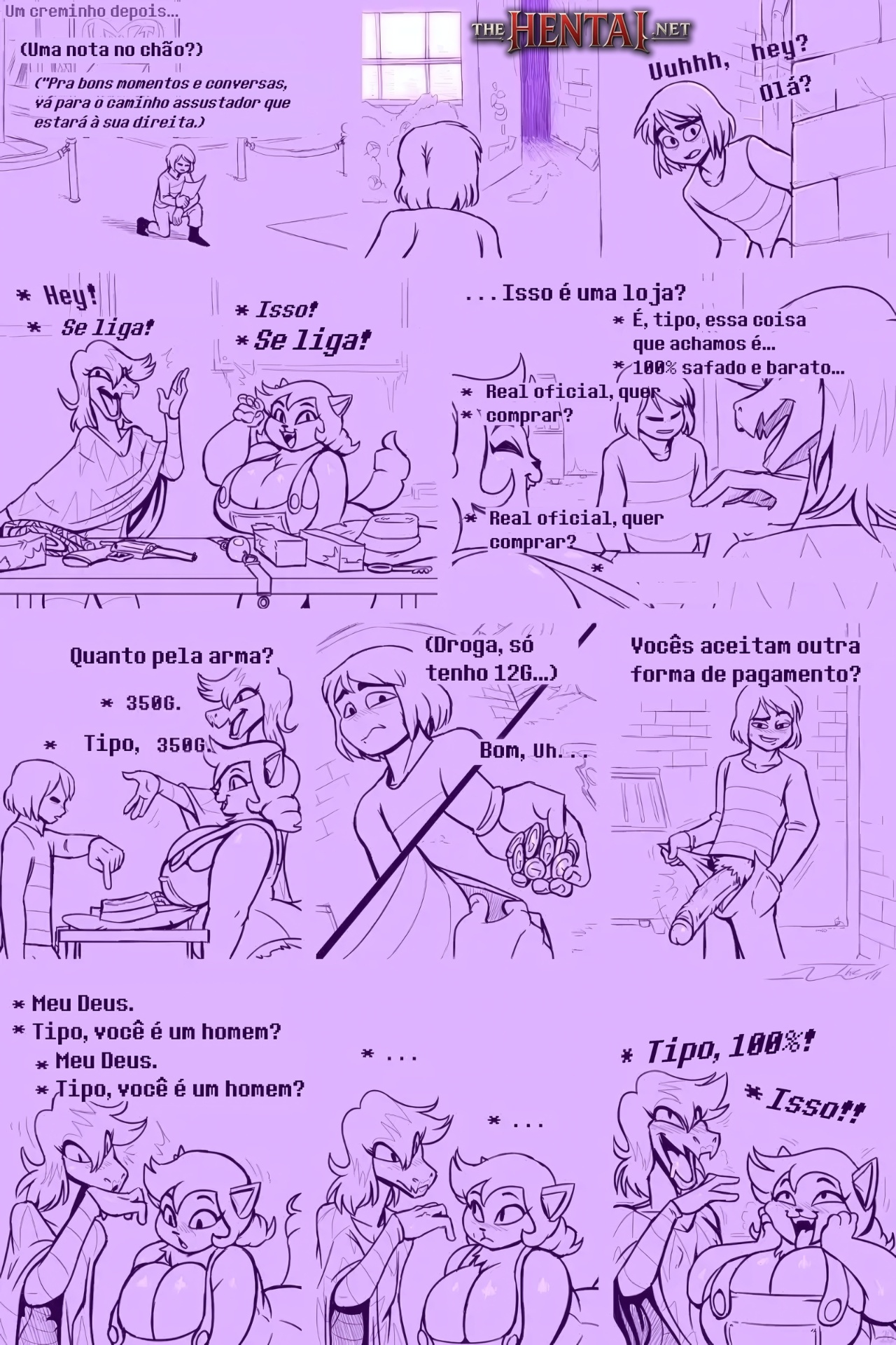 Under(her)tail: Monster-Girl Edition Part 5 Hentai pt-br 21