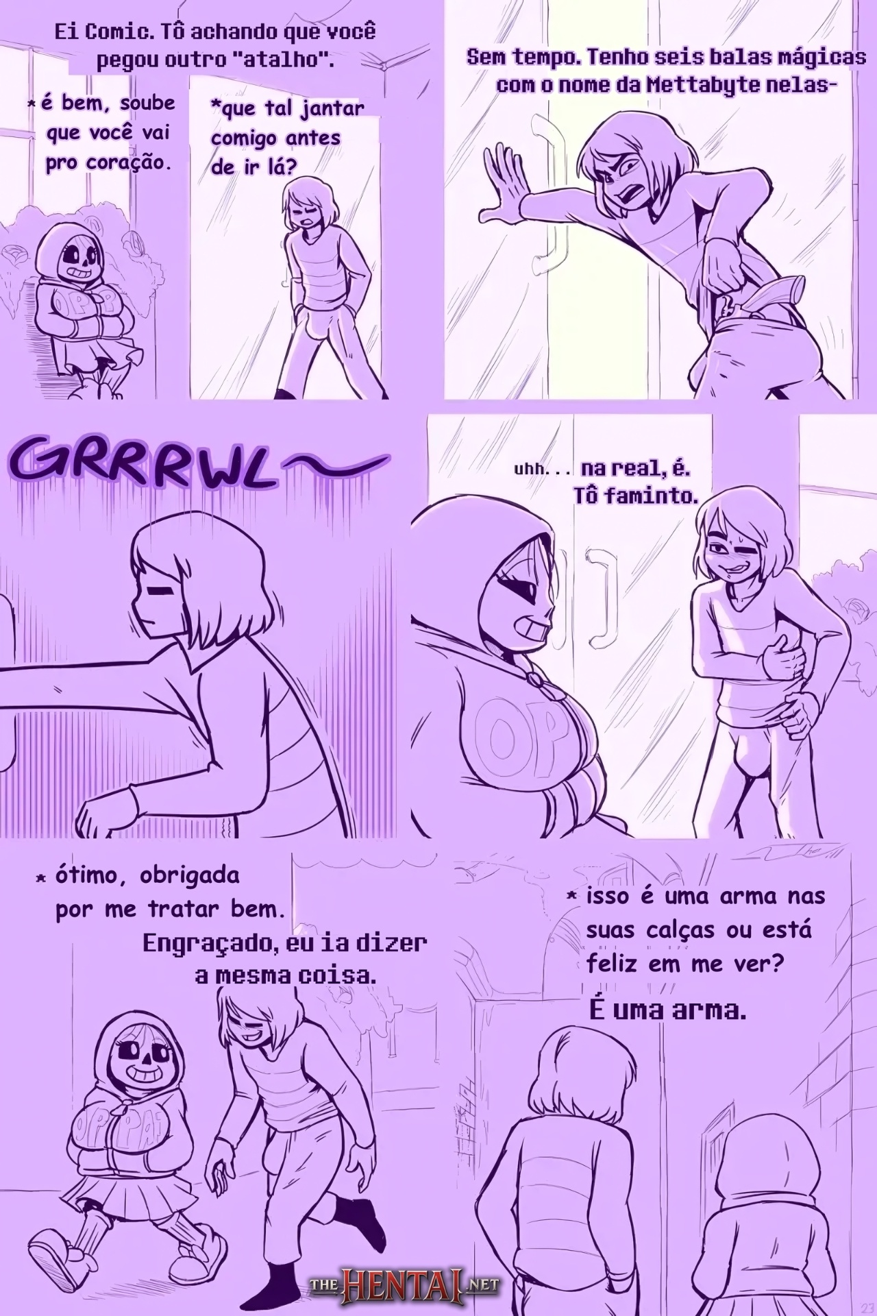 Under(her)tail: Monster-Girl Edition Part 5 Hentai pt-br 24