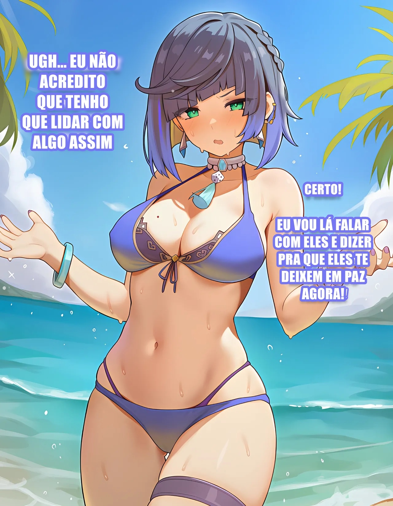 Yelan Defends You From The Bull… Her Way Hentai pt-br 02