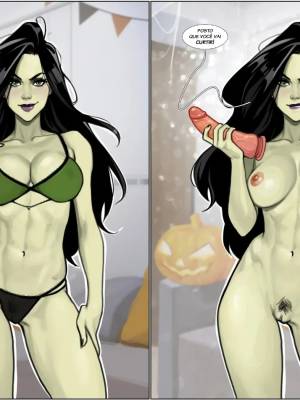 Kim & Shego's Halloween Hentai pt-br 05