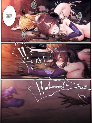 Teyvat Gravure Part 10: Mona & Fischl GOBLIN Impact Hentai pt-br 10