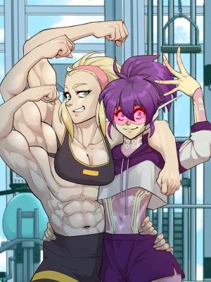 Spinny And Mecha Maid Hit The Gym Hentai pt-br 17