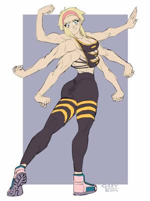 Spinny And Mecha Maid Hit The Gym Hentai pt-br 20