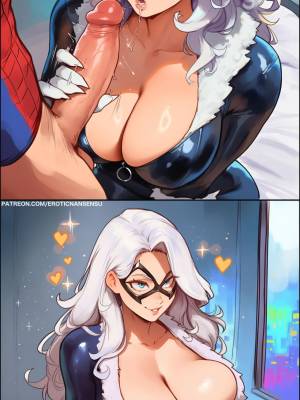AI Generated: Black Cat By EroticNansensu Hentai pt-br 03