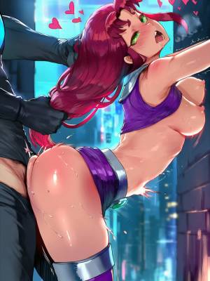 AI Generated: Starfire By Swirlinghawk Hentai pt-br 35