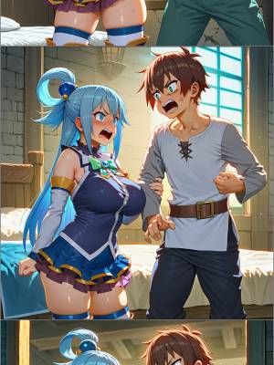 Aqua x Kazuma By DemonN Hentai pt-br 03