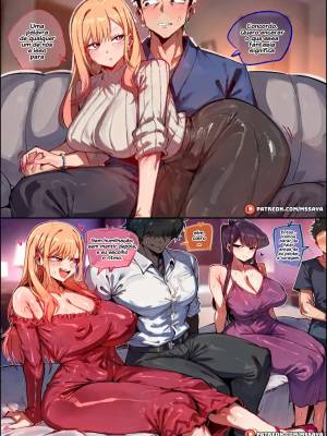 Kitagawa Marin BBC Swinging Hentai pt-br 04